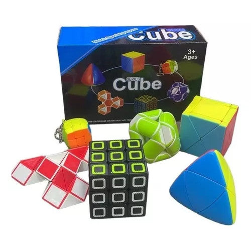 Brinquedo Kit Cubo Mágico Passatempo Cor Colorido
