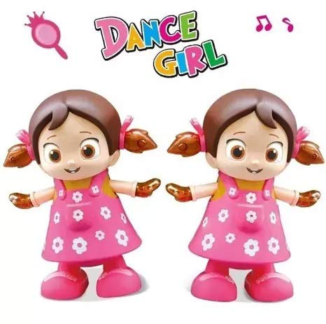 Brinquedo Boneca Dançarina Musical Canta Dança E Acende Luz