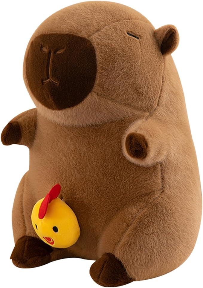 Capivara de Pelúcia 30cm – Um Abraço de Fofura e Charme