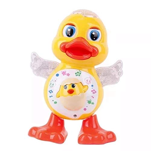 Pato De Brinquedo Dança Canta Musical Infantil Led Movimento