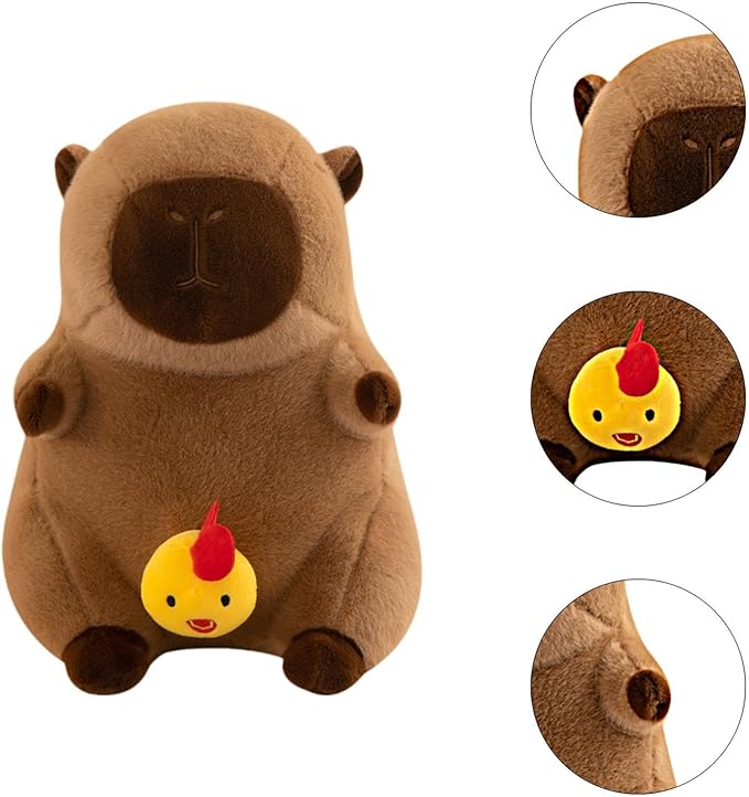 Capivara de Pelúcia 30cm – Um Abraço de Fofura e Charme