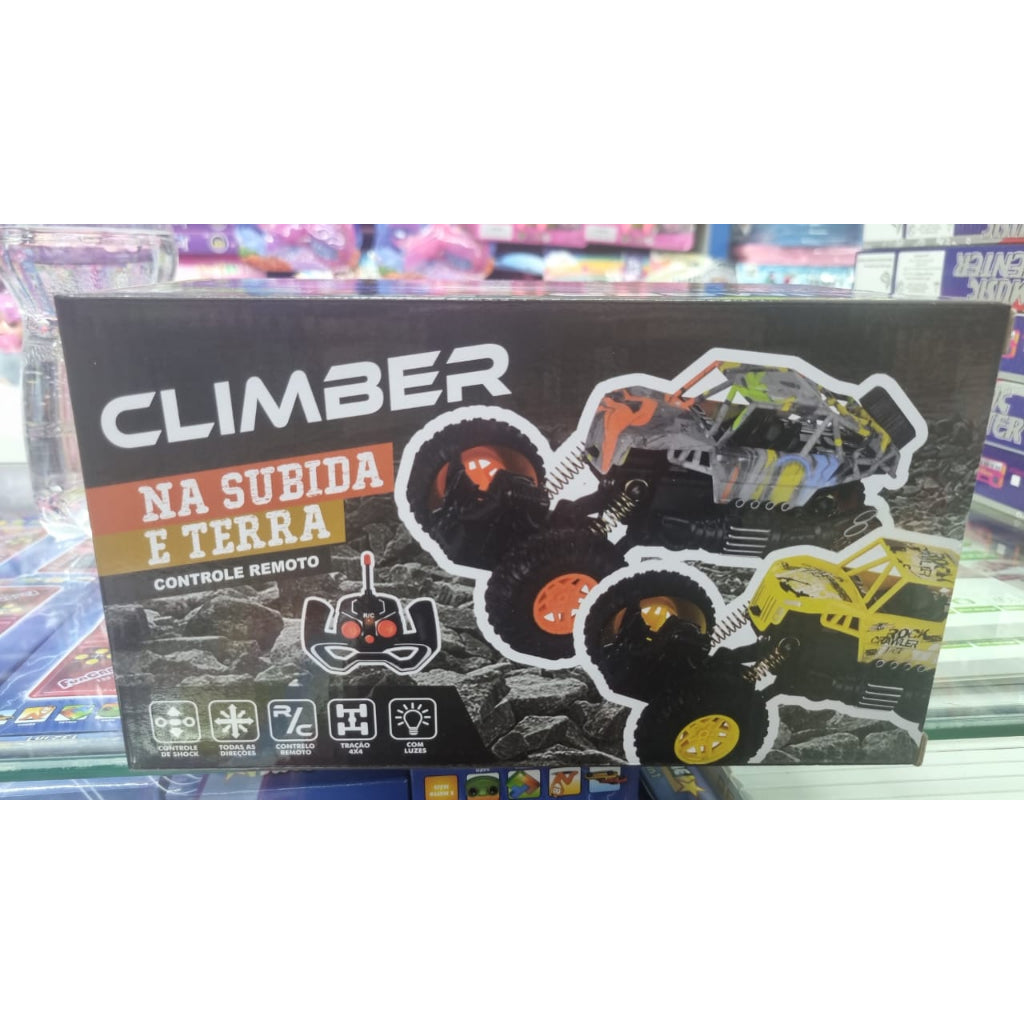 Quadriciclo Com Controle Remoto Sem Fio Climber A Pilha - Sortido