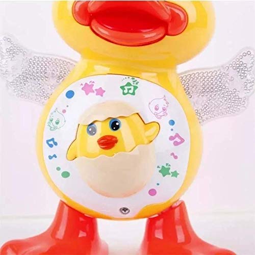 Pato De Brinquedo Dança Canta Musical Infantil Led Movimento