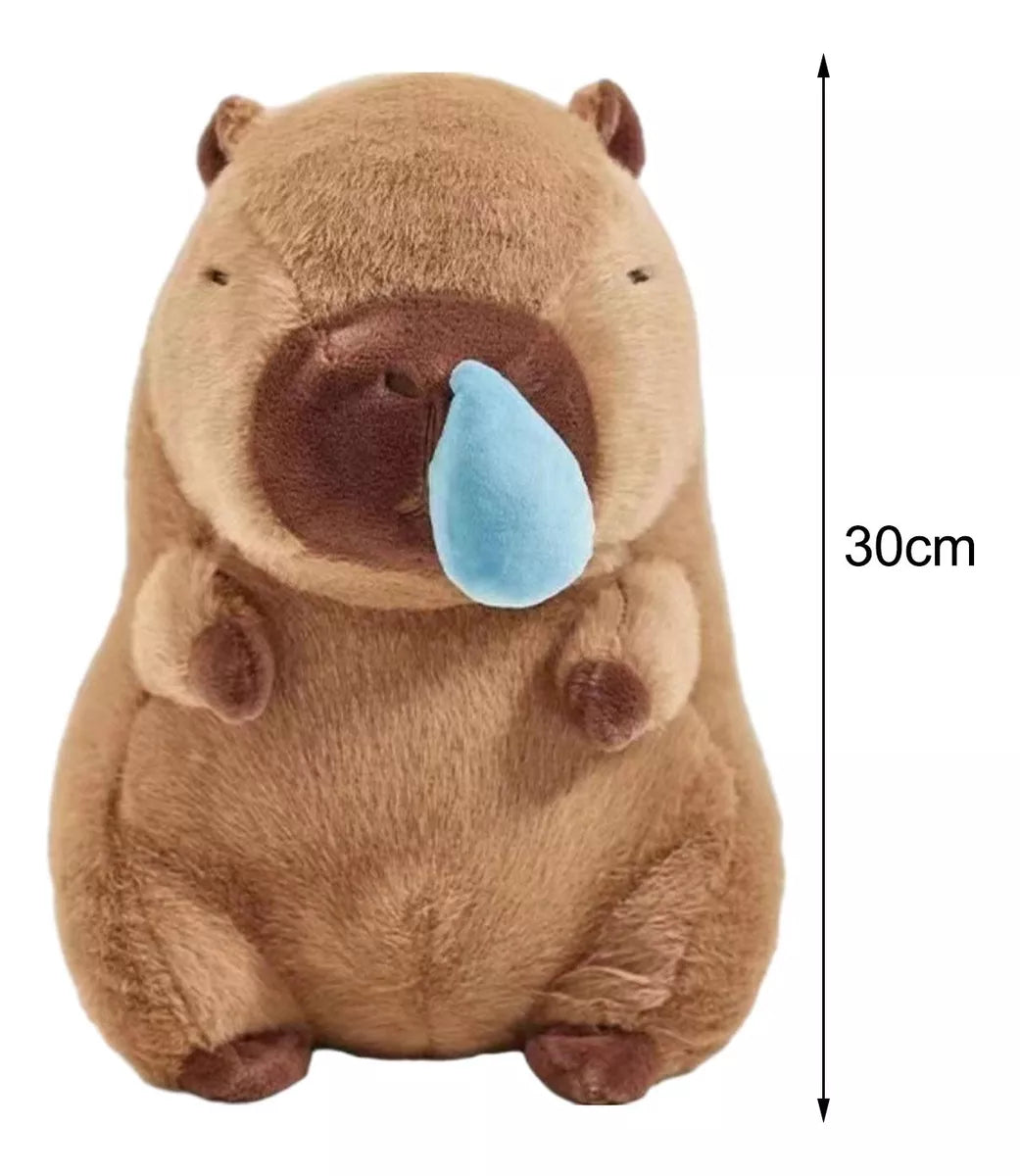 Capivara de Pelúcia 30cm – Um Abraço de Fofura e Charme