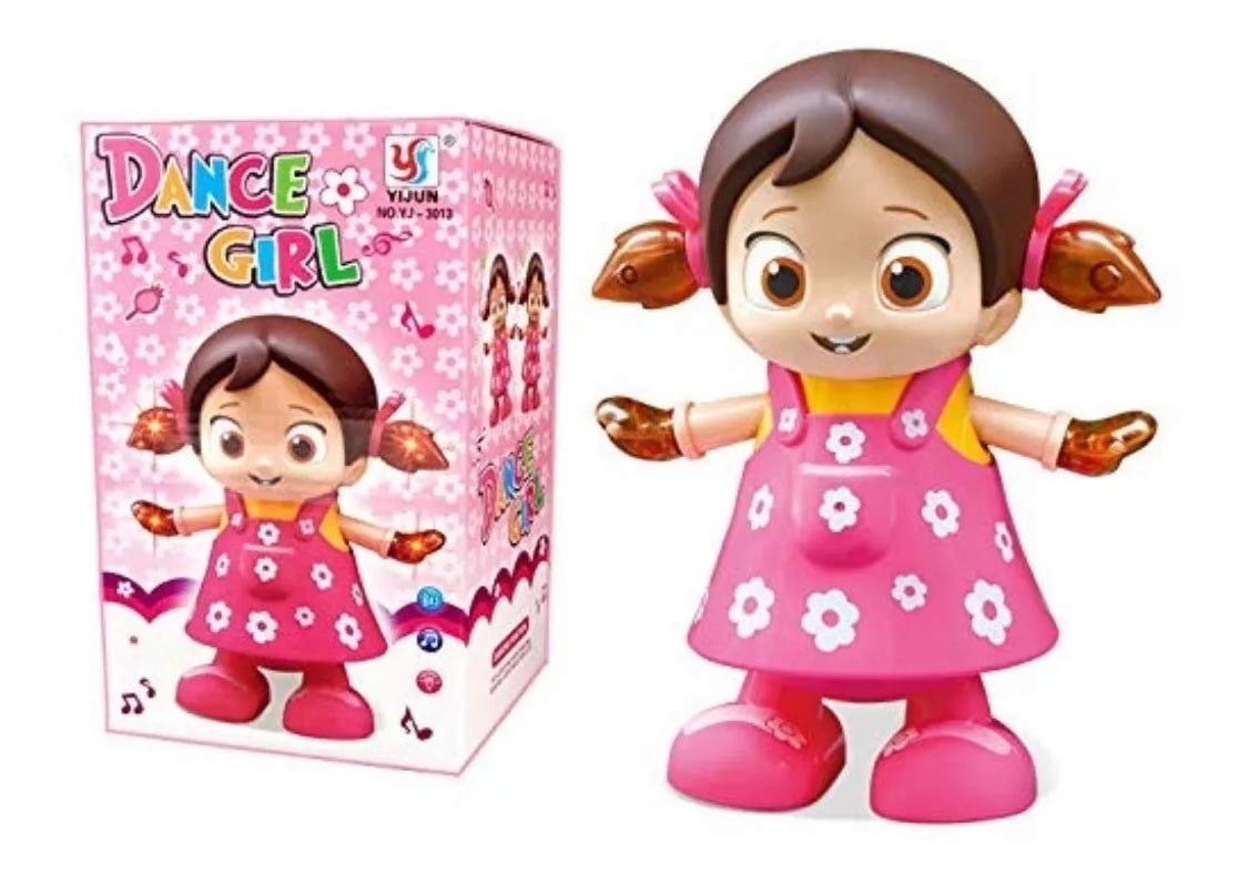 Brinquedo Boneca Dançarina Musical Canta Dança E Acende Luz