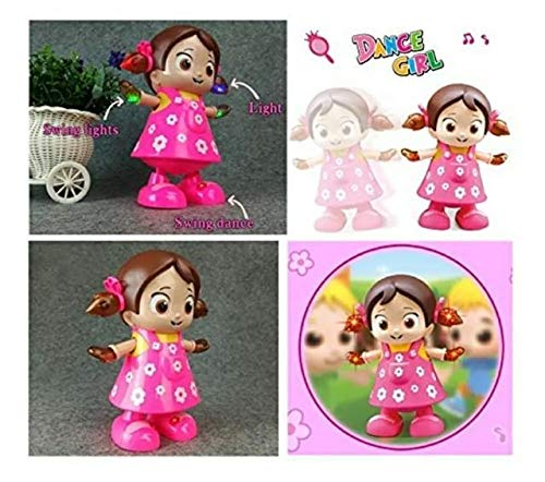 Brinquedo Boneca Dançarina Musical Canta Dança E Acende Luz