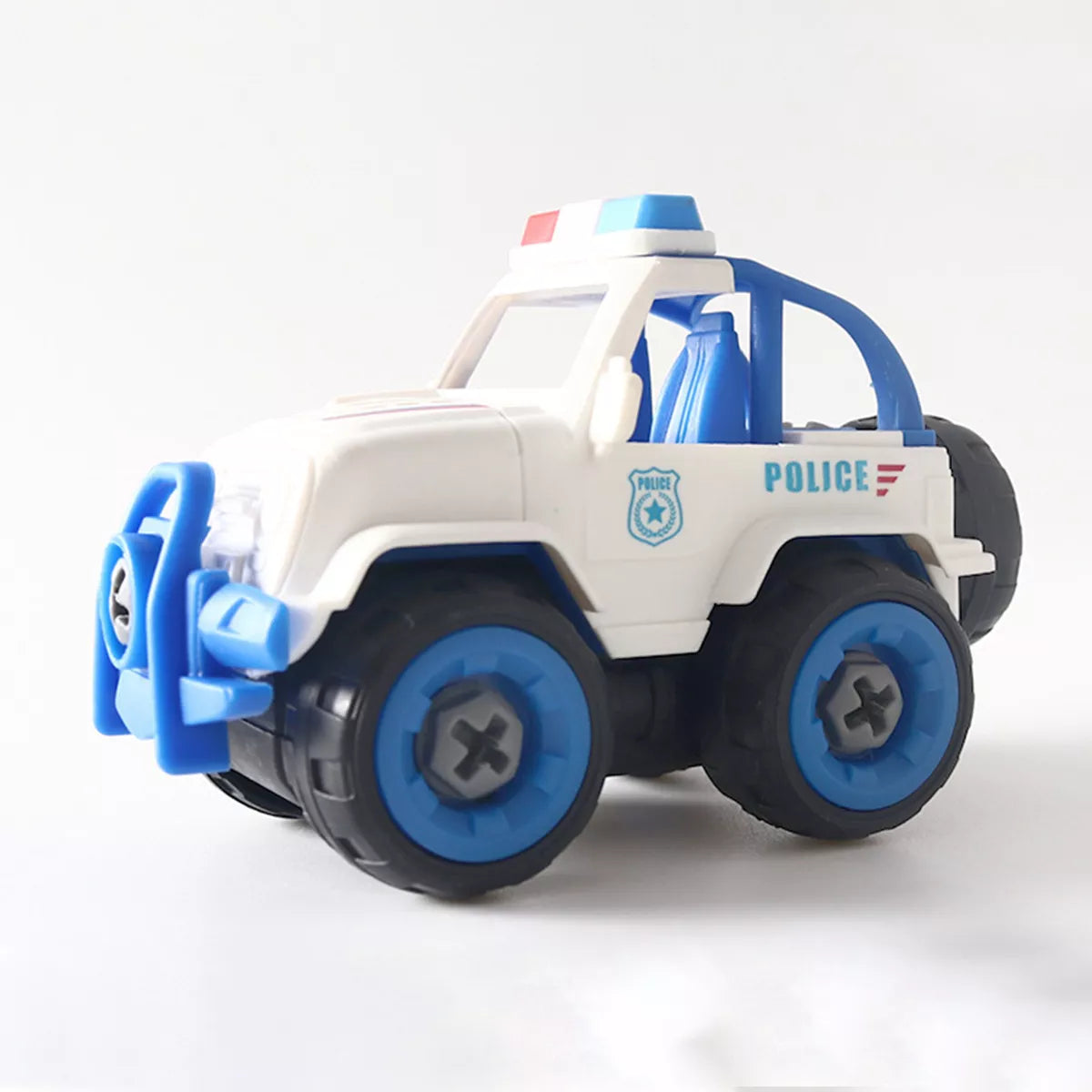 Kit Carrinhos da Polícia Infantil Para Crianças 4 Carrinhos