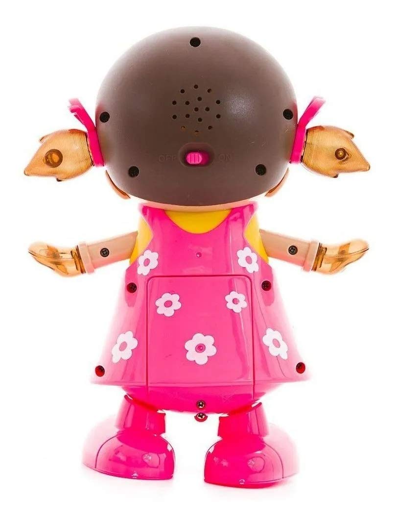 Brinquedo Boneca Dançarina Musical Canta Dança E Acende Luz